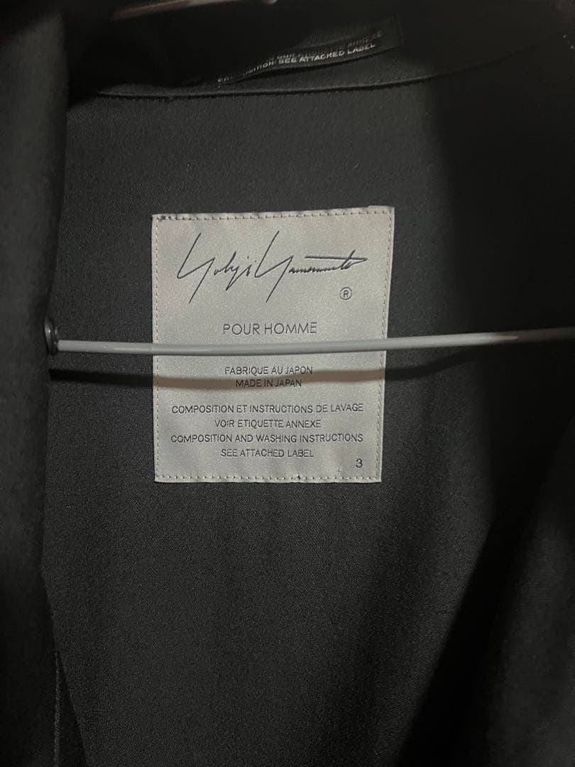 yohjiyamamoto POURHOMME クロスジップコート