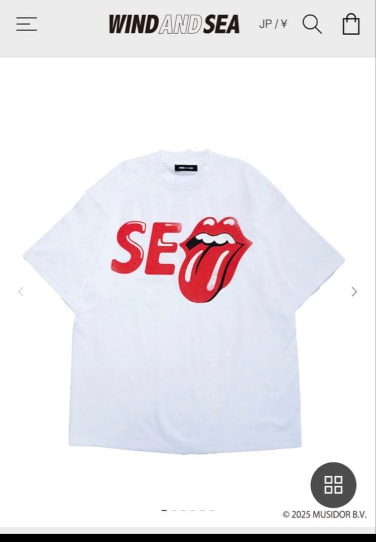 抽選販売商品！The Rolling Stones x WDS S/S Tee