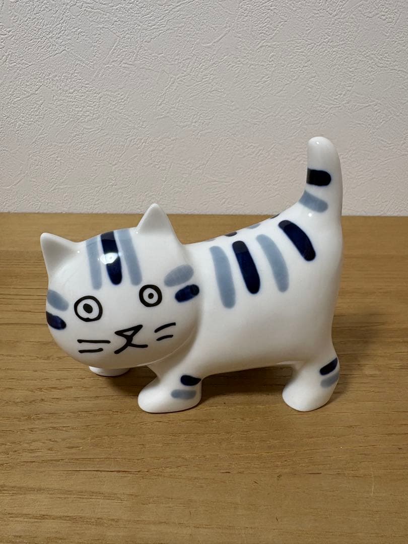 マンハッタナーズ★猫 貯金箱 陶器