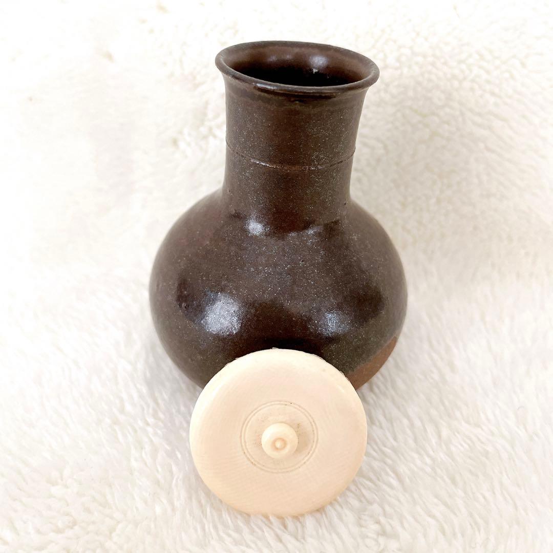 【美品!!】茶道具 茶入 利休鶴首