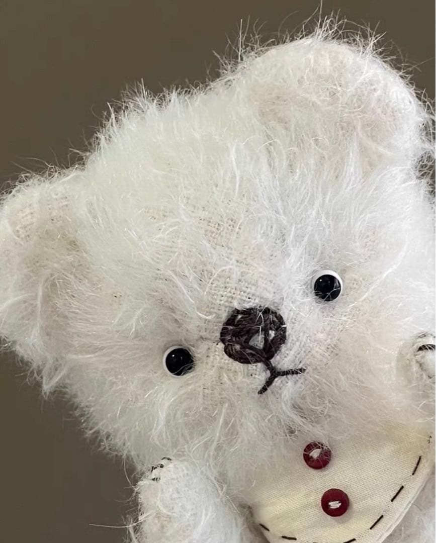 白熊ベイビー テディベア アーティストベア 海外作家様 ハンドメイド
