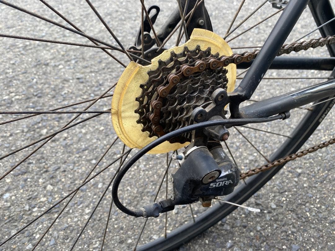 【引取り限定】 自転車 ALTON クロスバイク ブラック