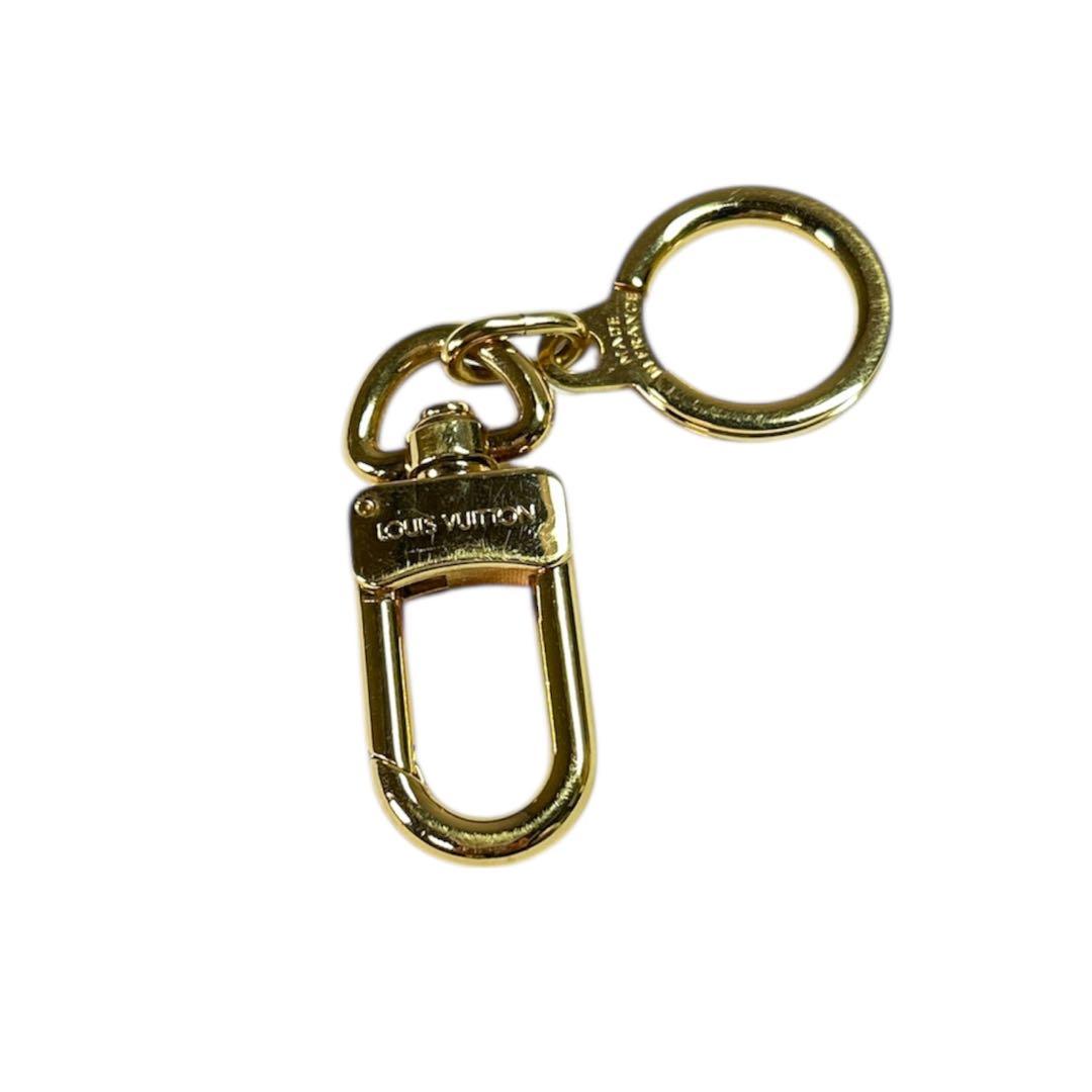【kk/10.31/7】Louis Vuitton ゴールド キーホルダー