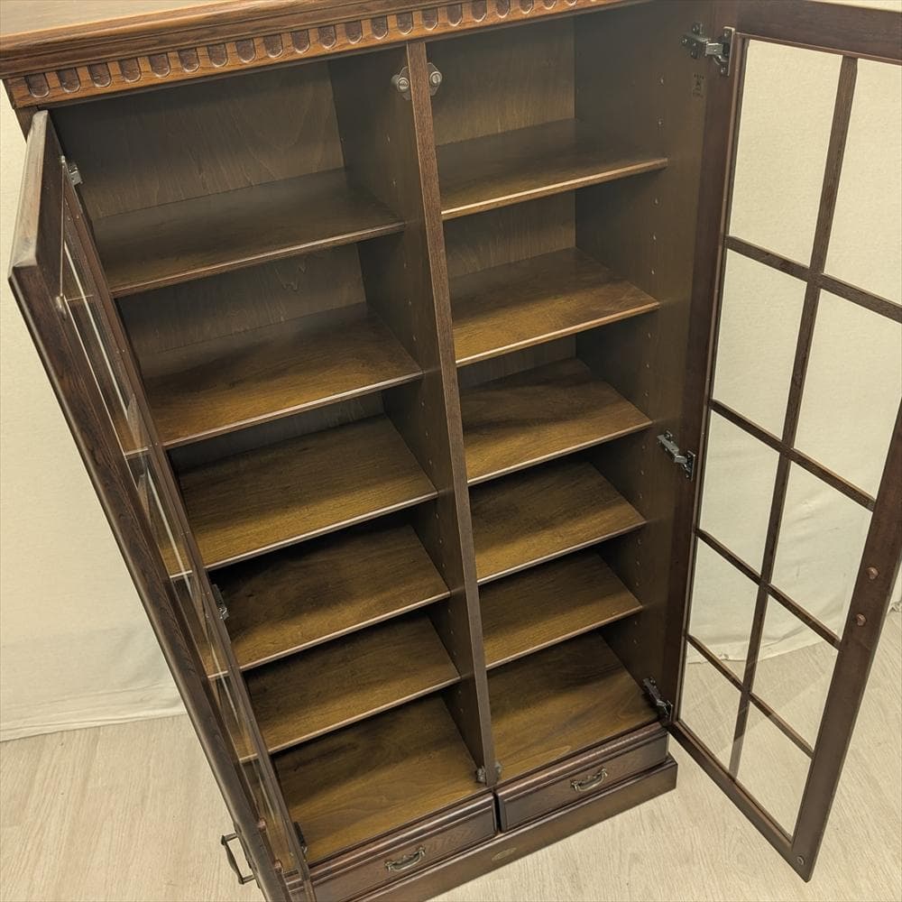 美品　アトランタ　本棚　本箱　書棚　ブックシェルフ　キャビネット　飾り棚　書斎