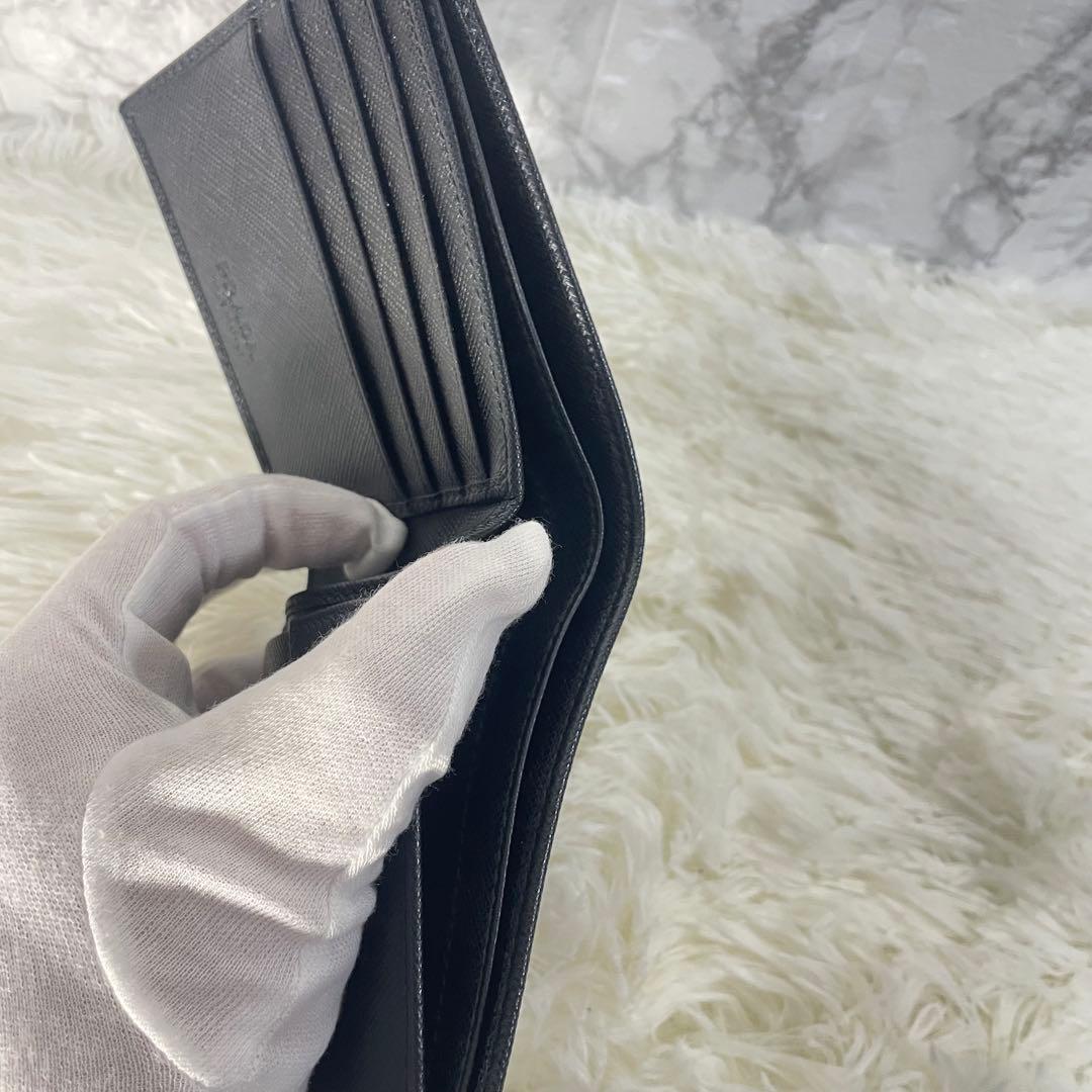 【未使用級】PRADA プラダ コンパクトウォレット 二つ折り財布 2MO738