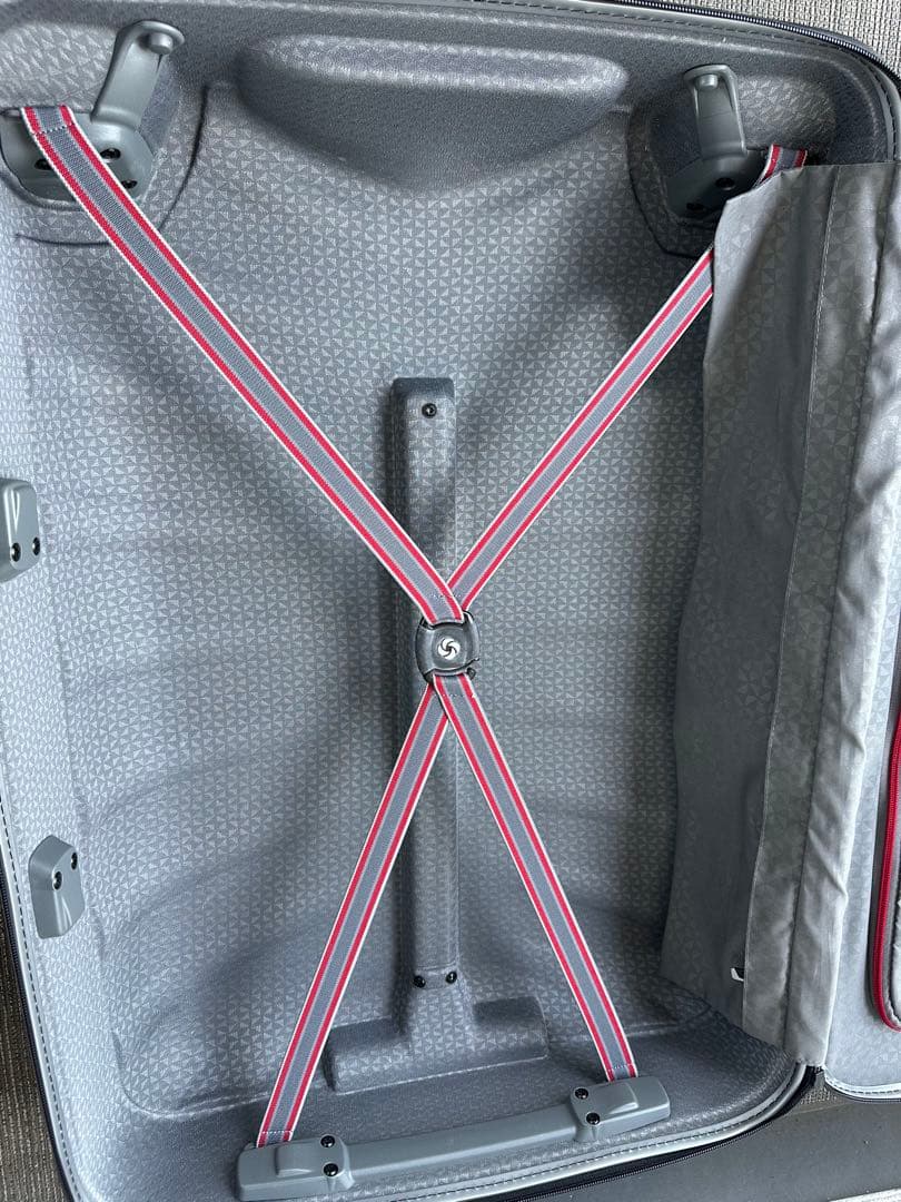 【美品】サムソナイト　ファイヤーライト　キャリーケース 69リットル　グレー