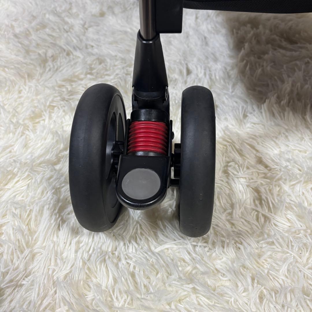 美品　Aprica ベビーカー　オプティア　プレミアム　ピューター　両対面式