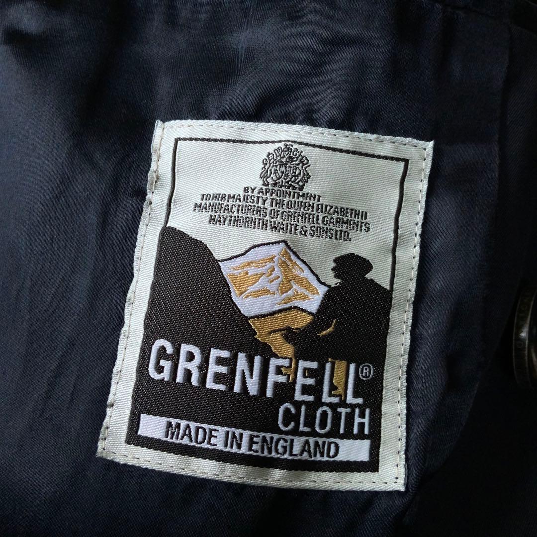 GRENFELL グレンフェル トレンチコート 40 ネイビー 英国製