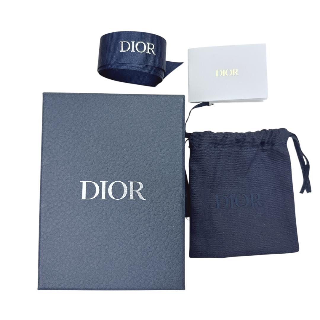 Dior ディオール CD Icon ブレイドレザー ブレスレット ブラック