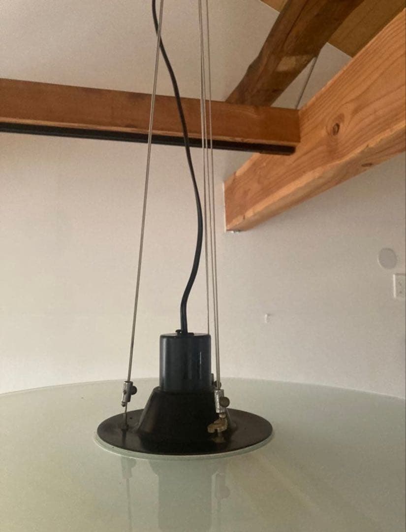 ポストモダングラスペンダントライト ヴィンテージ　スペースエイジ nashop