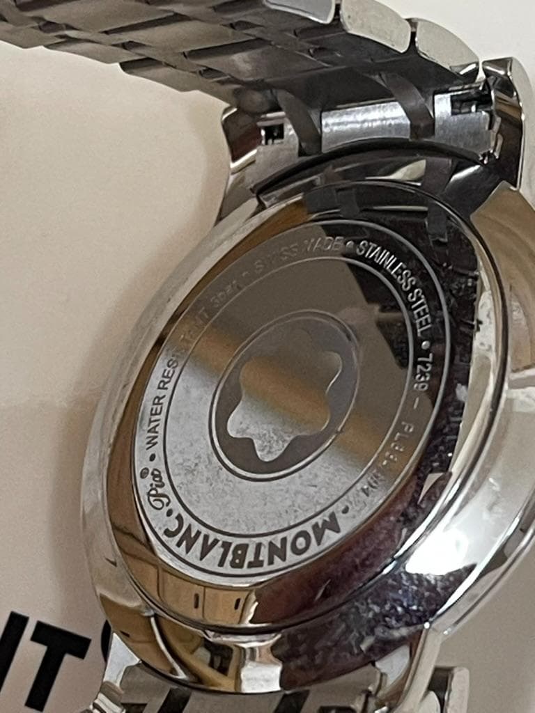 【極美品】モンブラン スター クラシック デイト 電池交換済 メンズ 時計