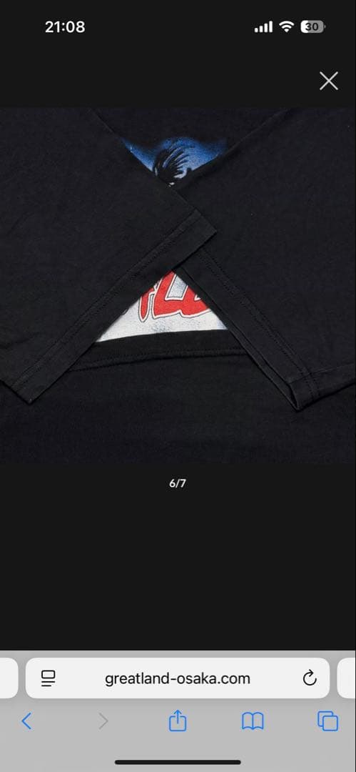 llica ブートヴィンテージTシャツ ブラック　XL メタリカ