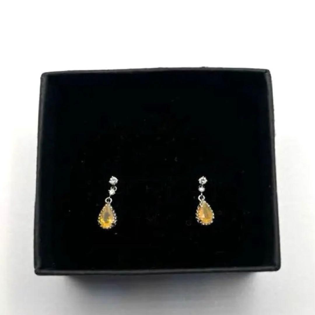 ヴァンドーム青山 Pt950 オパール ダイヤ ピアス プラチナ