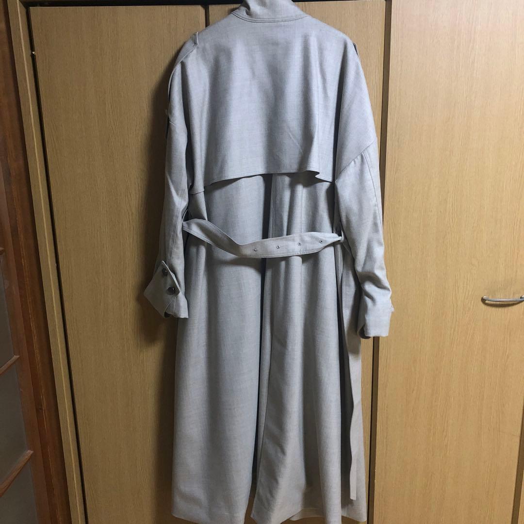メゾンドアール　 maison de R　ウールトレンチコート　ベージュ