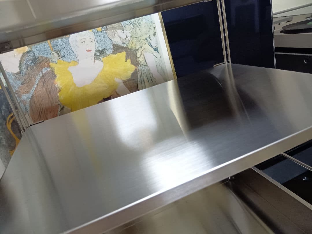 無印良品 ステンレスユニットシェルフワゴンセット キャスター付