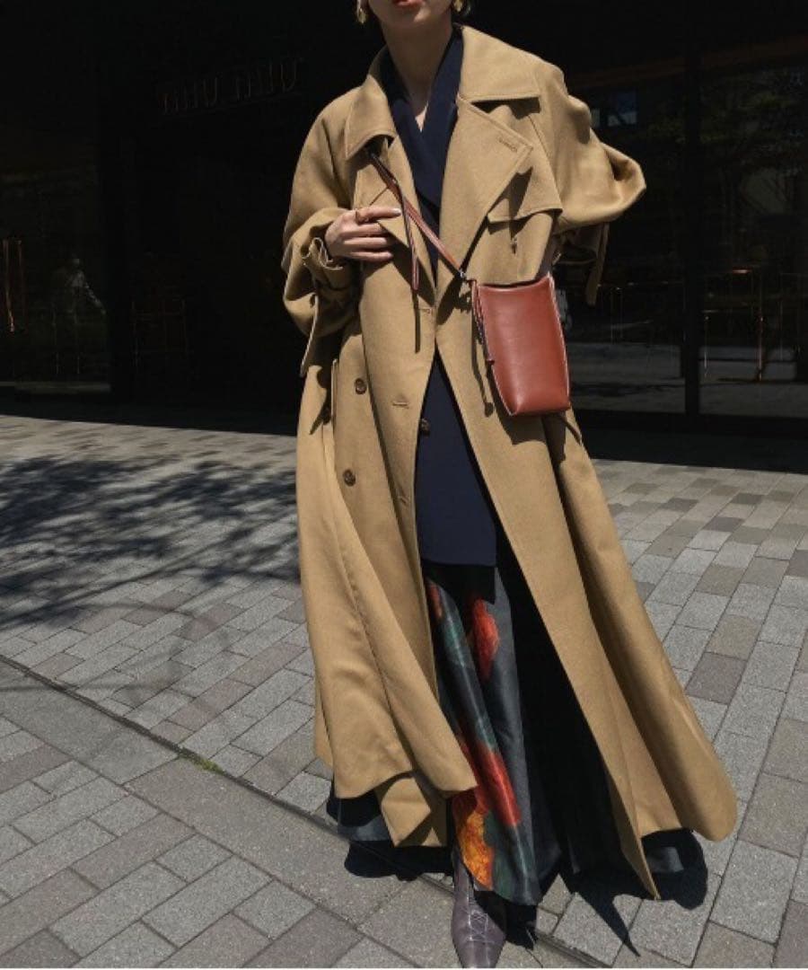 ジャケット・アウター Ameri SUPERIOR FLARE TRENCH COAT