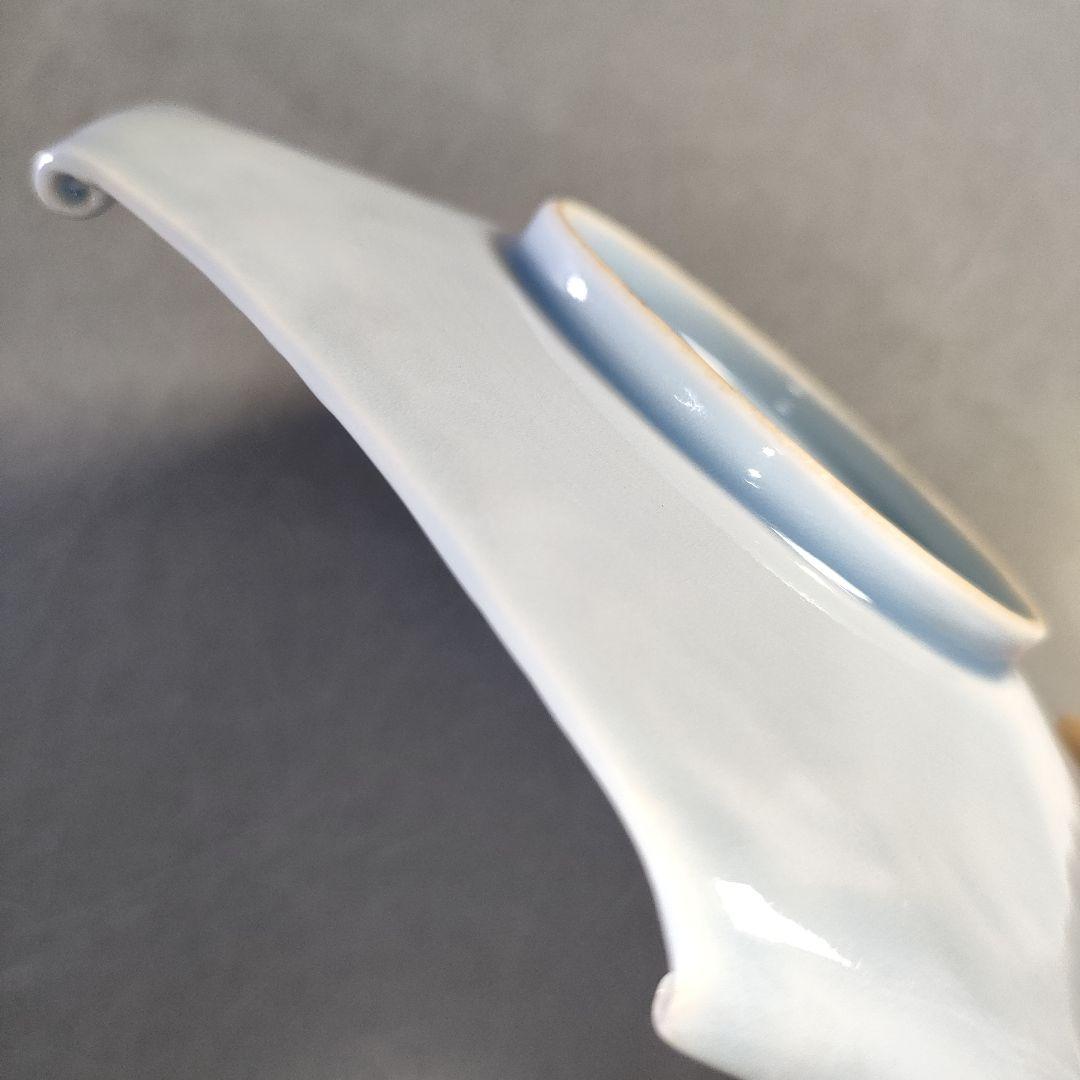 A1283-3/古伊万里焼/青地アジロ錦菊梅絵四方巻五寸皿8客/懐石道具/