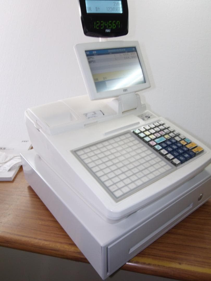 310設定無料東芝テックFS-2055-V2スキャナー付インボイスレジスター