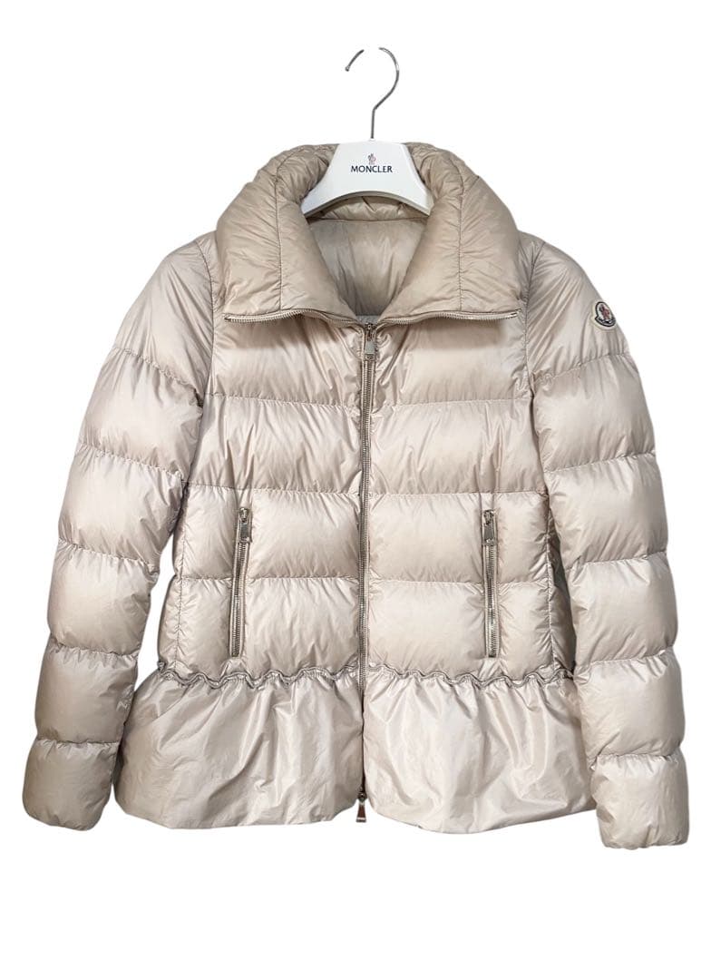 ＊MONCLER モンクレール＊ANET 裾フリル ホワイトベージュ 最安値！