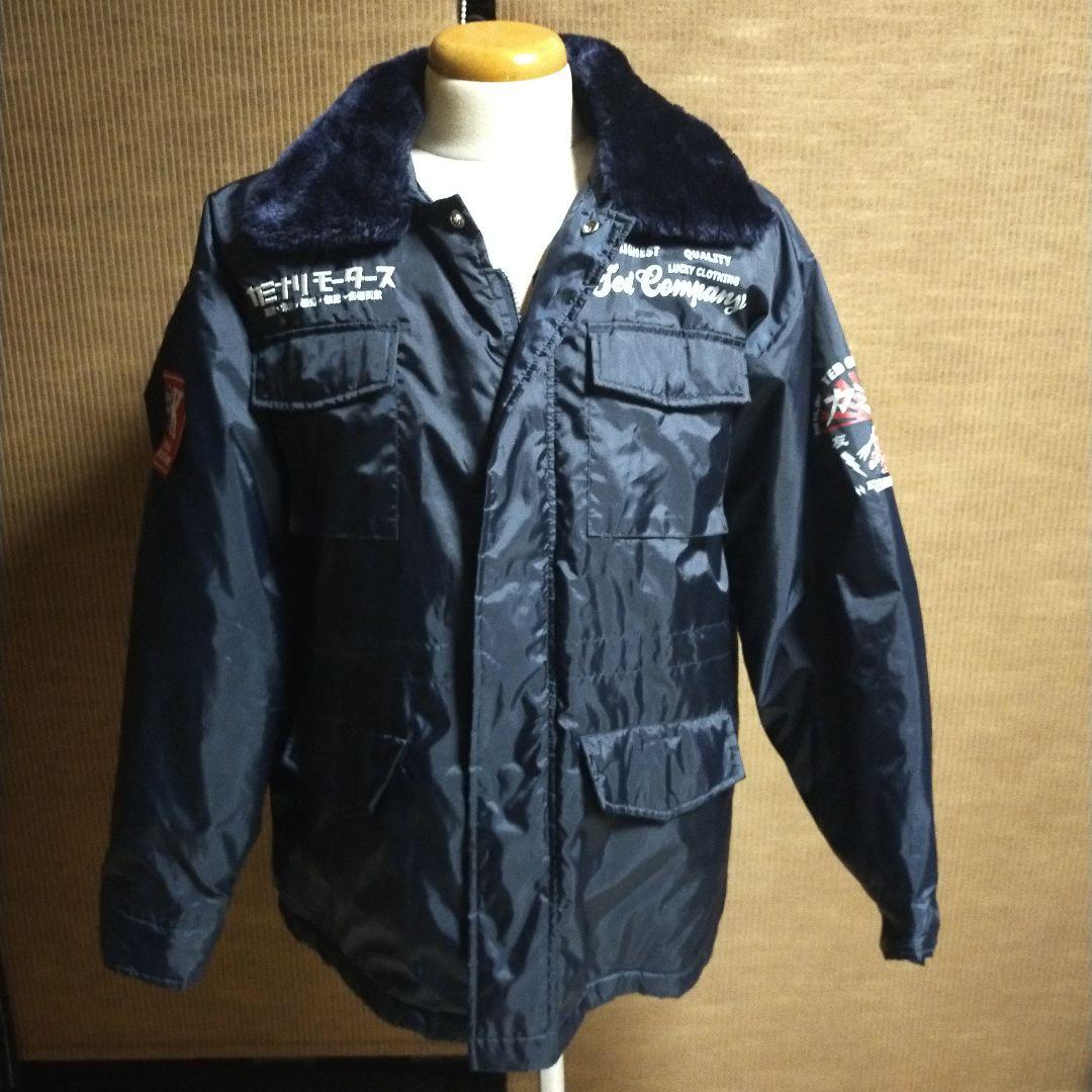 カミナリモータース　ドカジャン　TEDMAN　防寒　裏ボア　刺繍　ワッペン