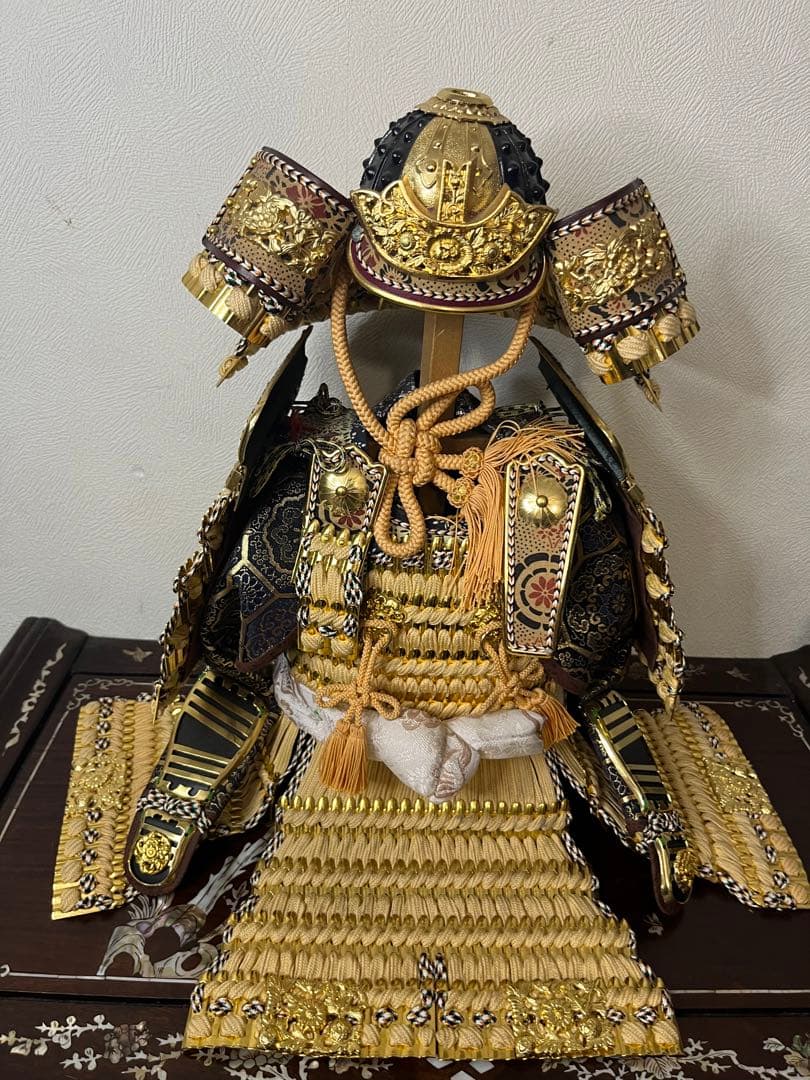 久月監製　津田蓬生作　3本の矢　五月人形　兜飾り　12号春　  子供の日　中古品