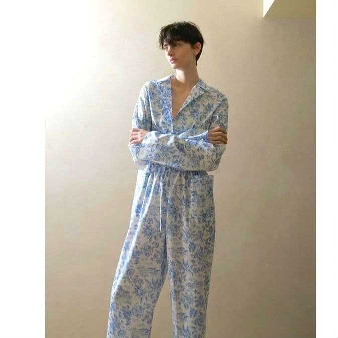 美品　BACCA サマーリバティ コットンコンビネゾン