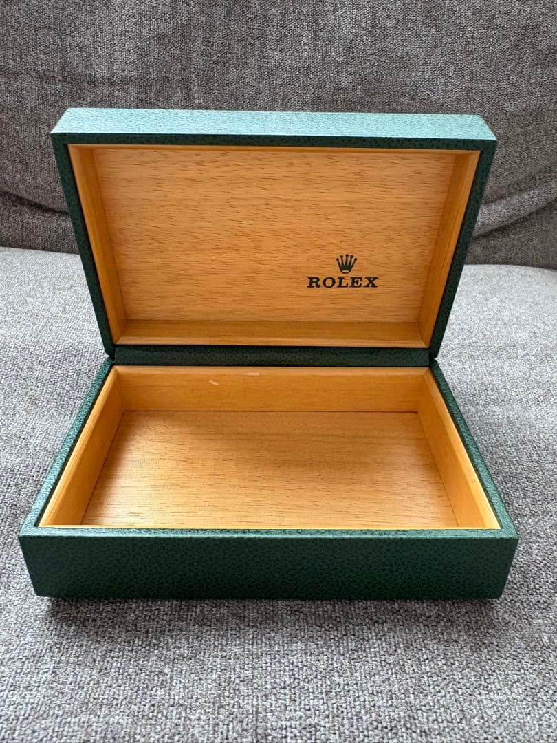 ROLEX EXPLORER 緑色レザー木製ケース