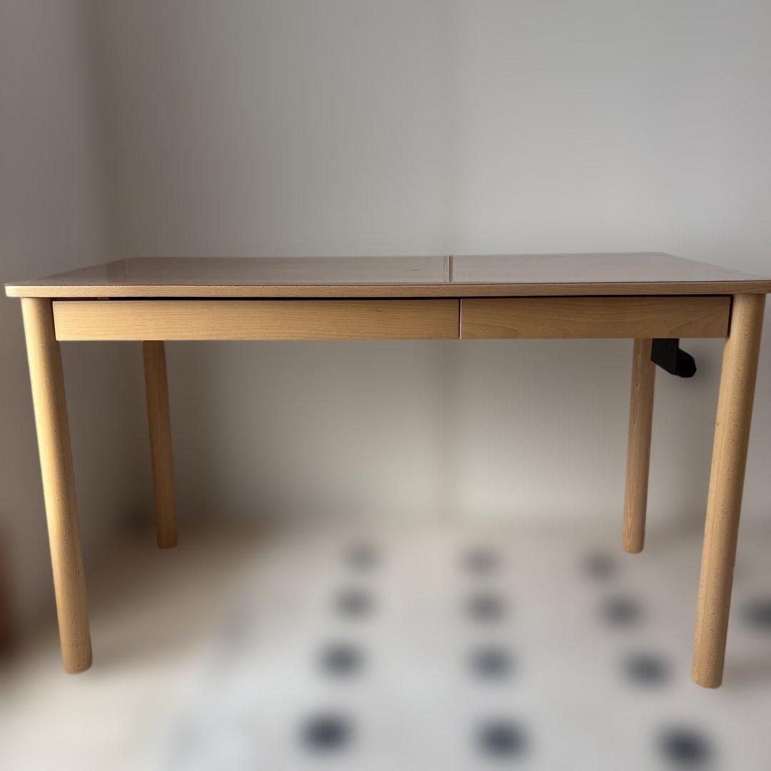 無印良品　ブナ材デスク 学習机 幅１２０ｃｍ