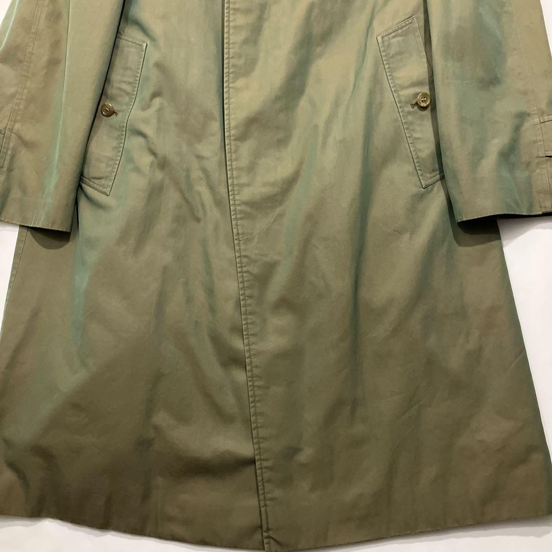 【専用品 バーバリーズ　ロングステンカラーコート　ライナー付　玉虫色　ノバチェ