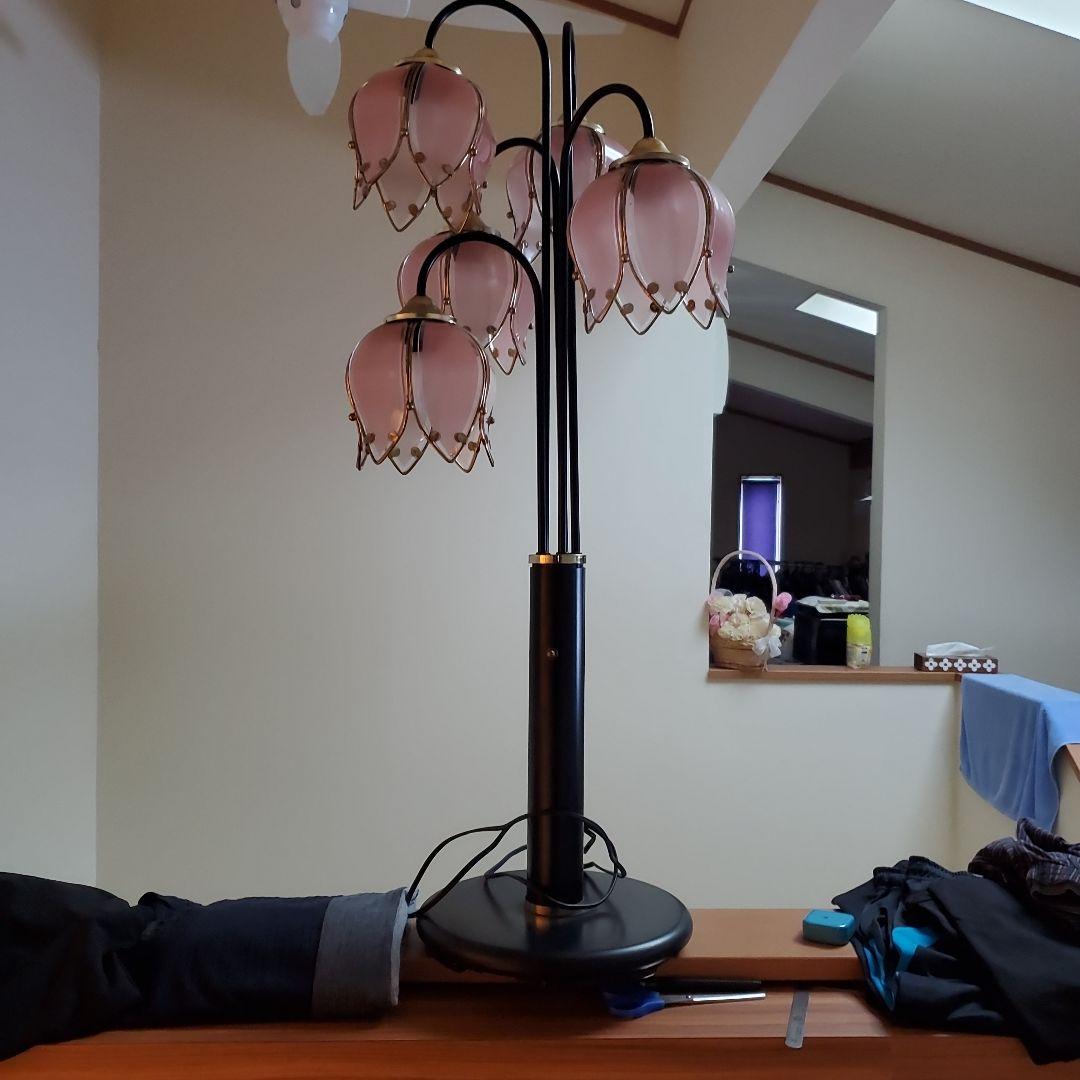 レトロ アンティーク フラワー スタンドライト フロアランプ
