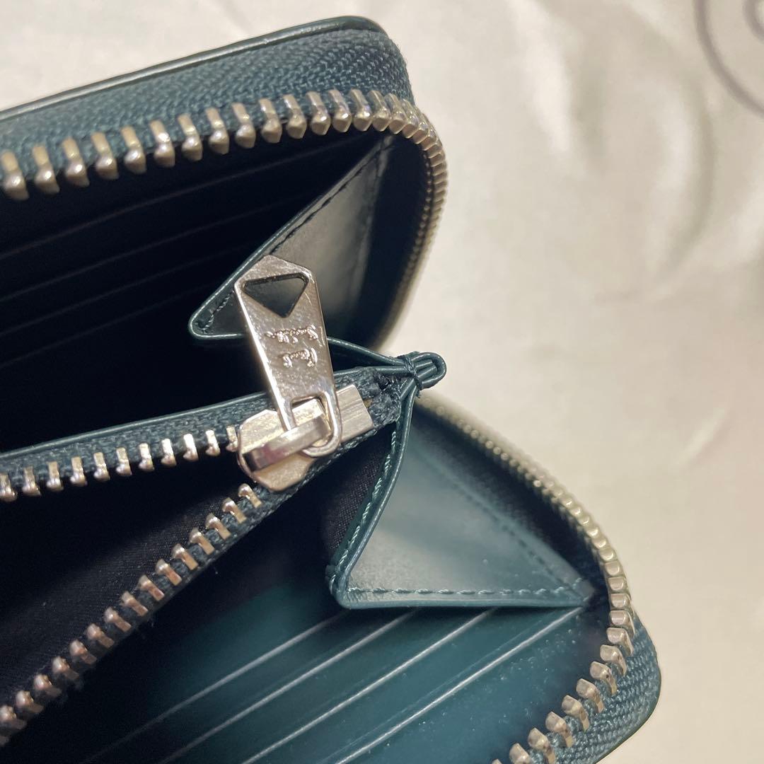 ☆ポールスミス☆マーケトリーミックス　ラウンドファスナー　長財布　グリーン