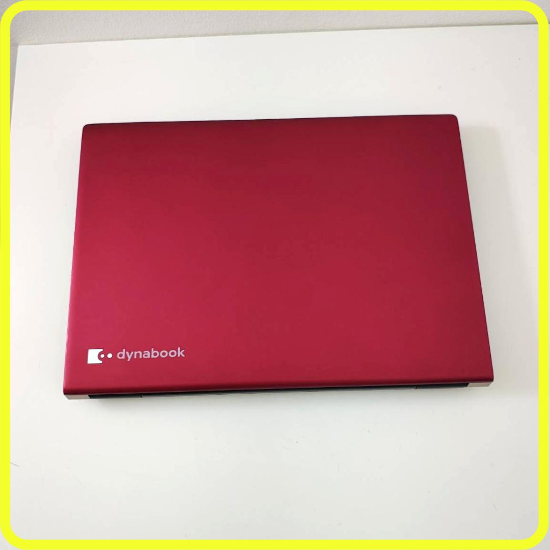 赤　新品SSD256GB⭐️windows11ノートパソコン　カメラ　805