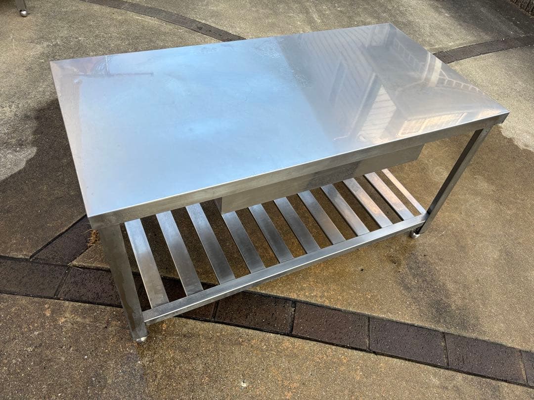 店舗用品 厨房用品 ステンレス作業台 コンロ台 炊飯台1100×550×600