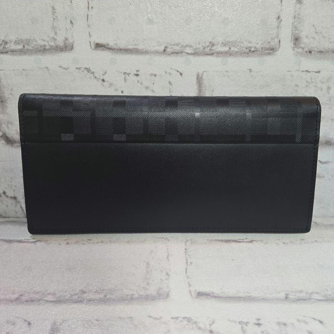 ブラックレーベル・クレストブリッジ◇ エンボスチェックロングウォレット