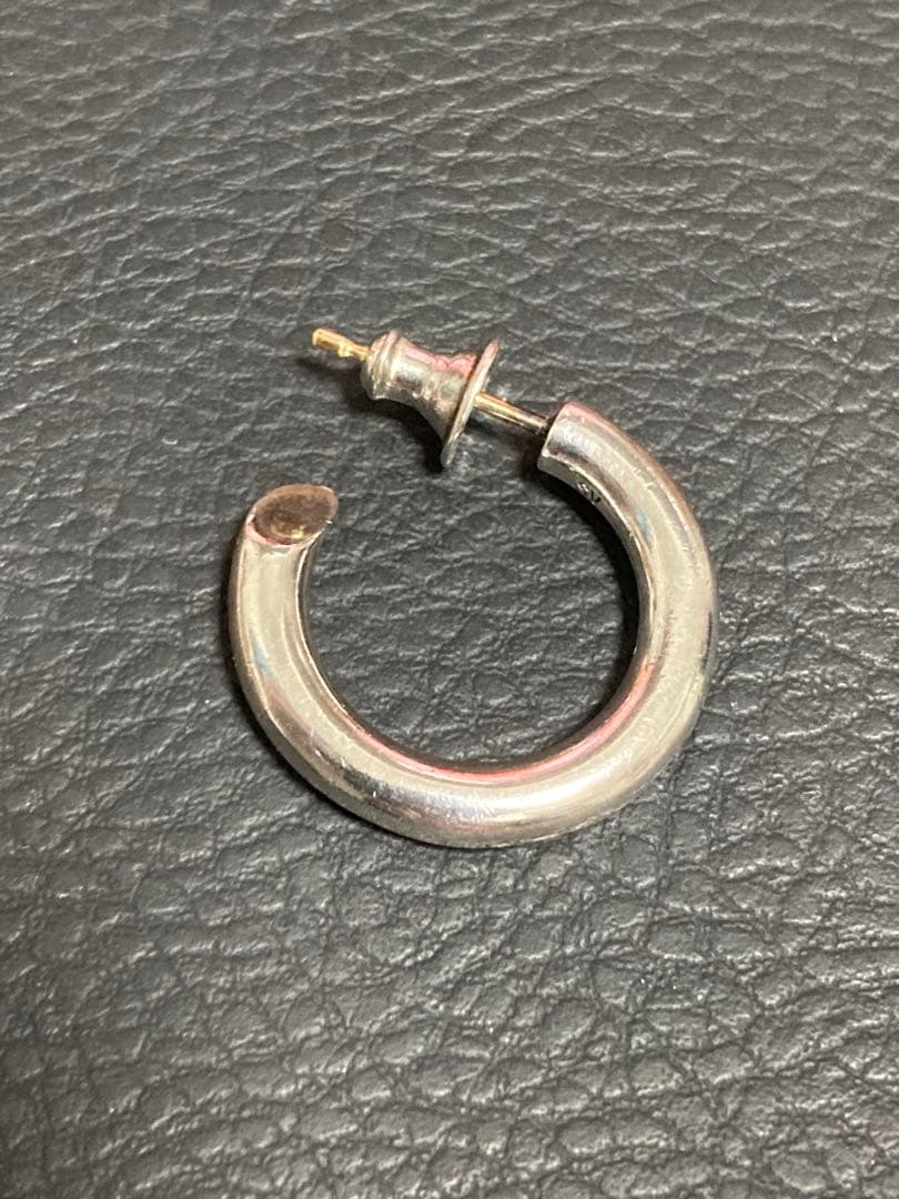 CAREERING キャリアリング SV シルバー フープピアス 片耳用