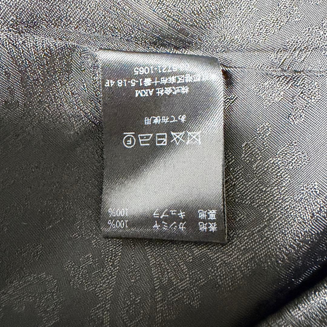 【極美品】ウノピュウノウグァーレトレ チェスターコート カシミヤ ペイズリー 黒