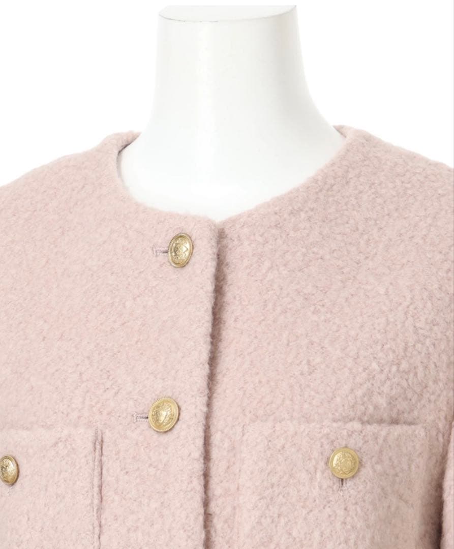 新品未使用　JUSGLITTY 《店舗限定》シャギーブークレジャコット