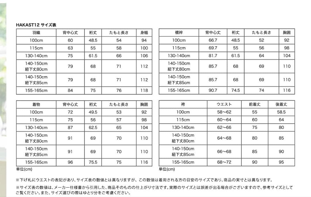 キャサリンコテージ羽織袴　145