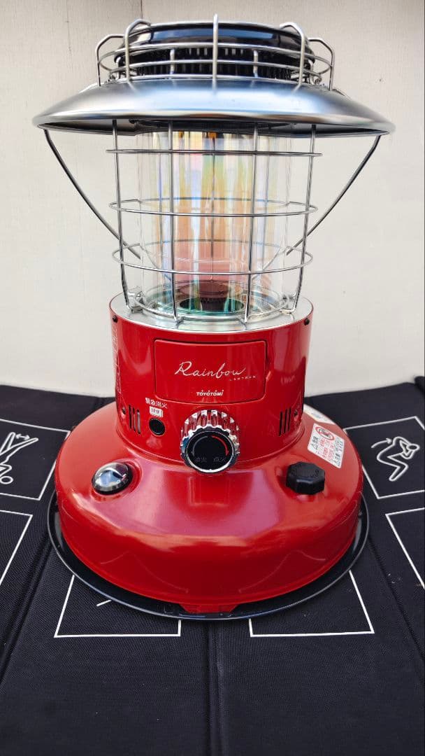 使用頻度少ないです トヨトミ レインボーストーブ 赤 ランタン調