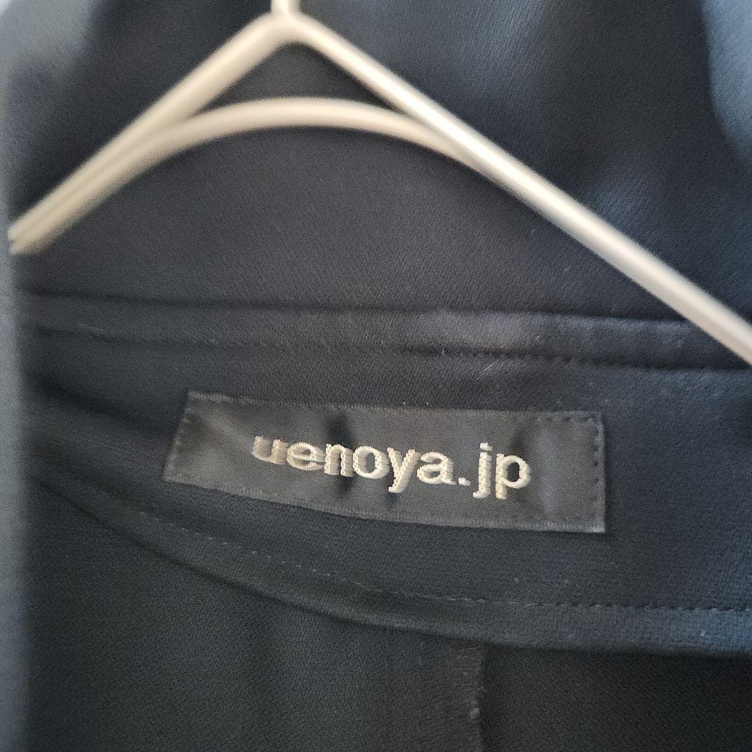 上野屋 uenoya トレンチ コートロング ブラック 黒 日本製 ナポレオン