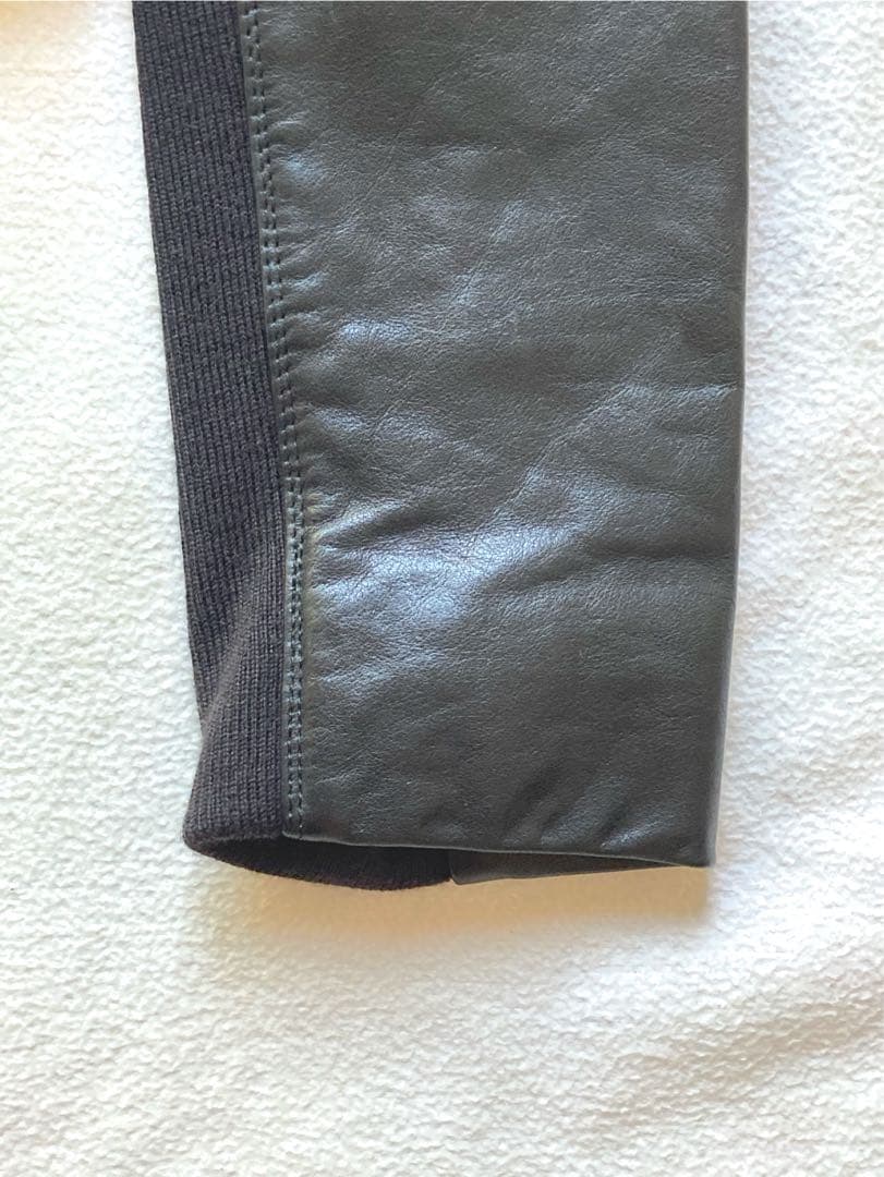 リックオウエンス　ムートン　ダブルライダース　サイズ42 XL ブラック　美品