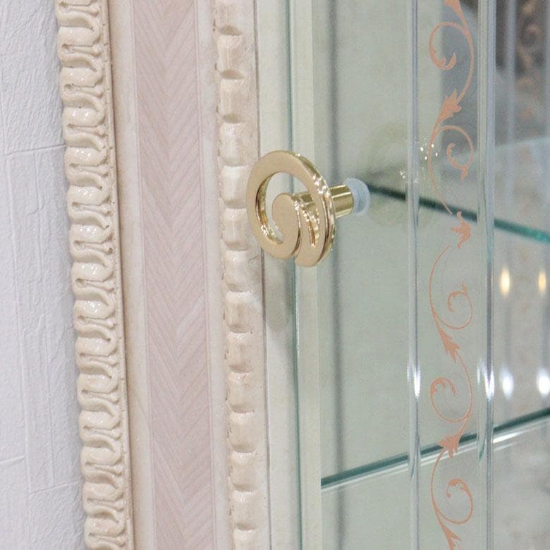 サルタレッリ ヴェルサイユ コーナーキャビネット アイボリー