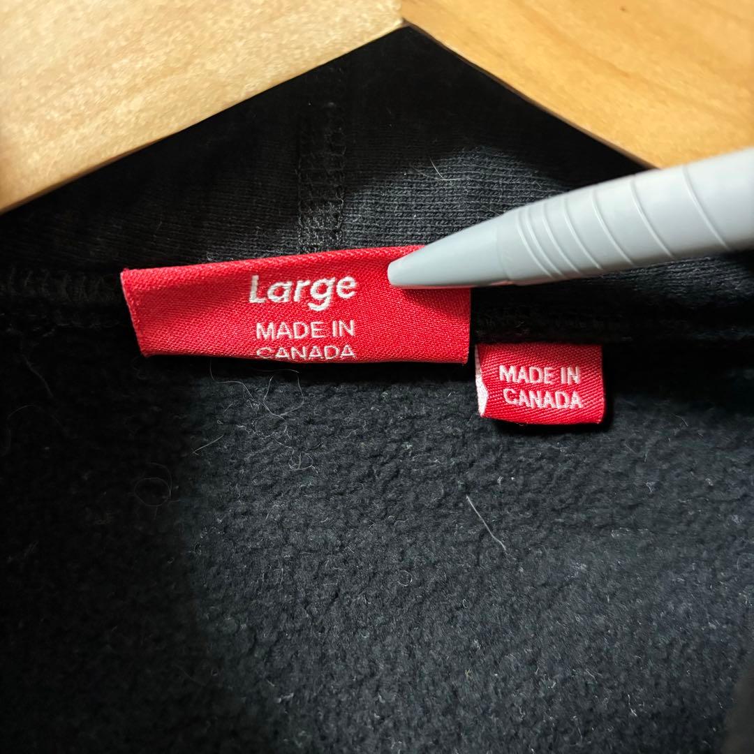 supreme アラビックロゴ パーカー 17FW 刺繍ロゴ　Lサイズ