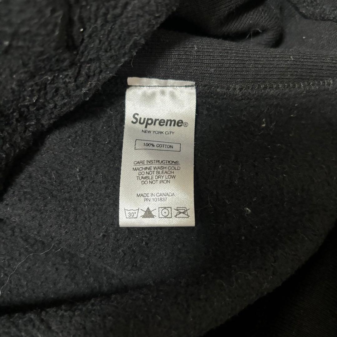 supreme アラビックロゴ パーカー 17FW 刺繍ロゴ　Lサイズ