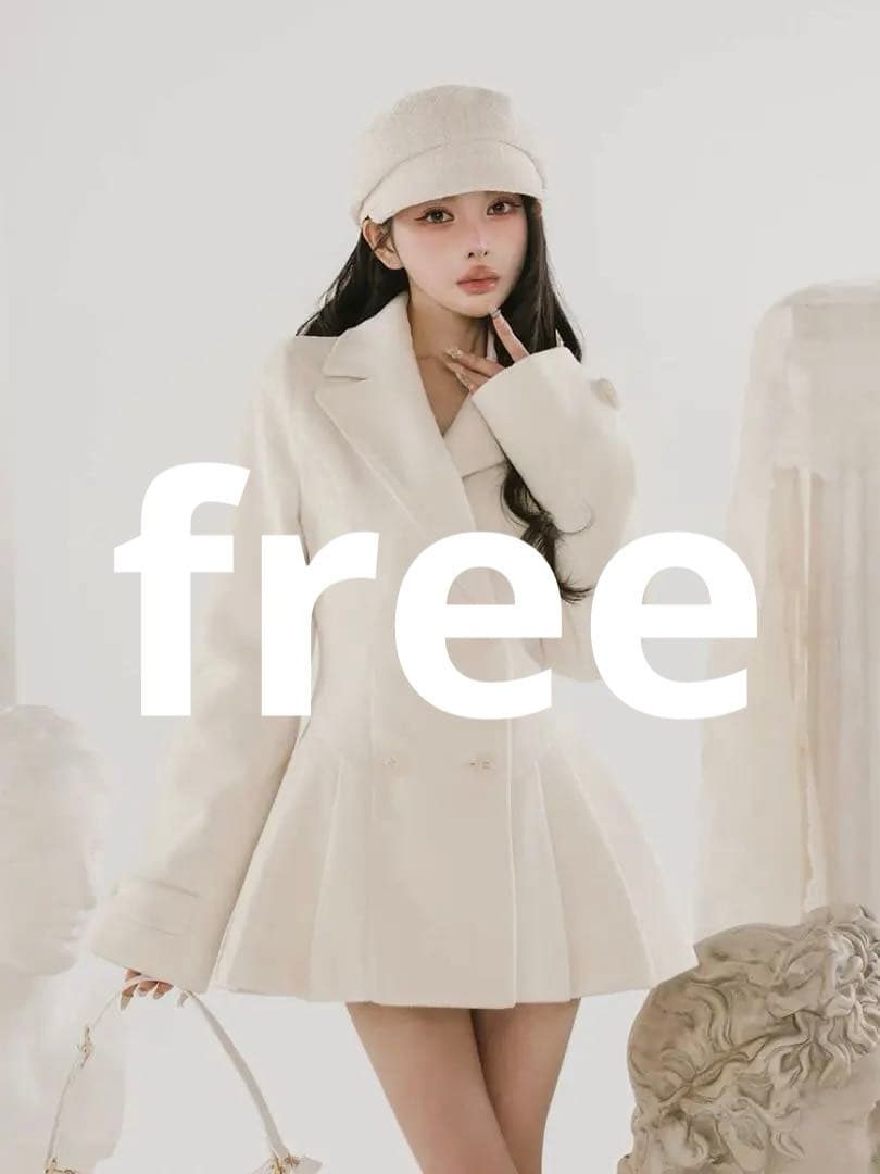 Darich ダーリッチ プリンセスラインジャケットコート アイボリー free