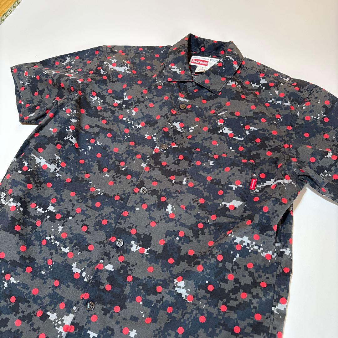 コムデギャルソン　シュプリーム　supreme カモフラシャツ