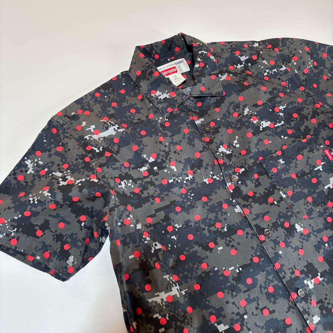 コムデギャルソン　シュプリーム　supreme カモフラシャツ