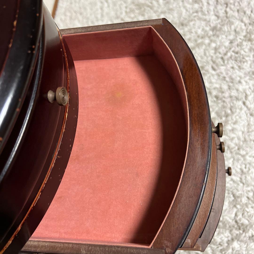 きつねうどん様アンティークヨーロピアン猫脚コンソールチェストアクセサリーボックス