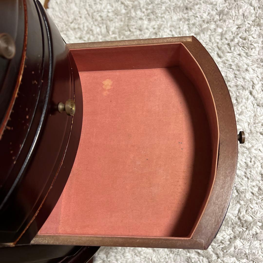 きつねうどん様アンティークヨーロピアン猫脚コンソールチェストアクセサリーボックス