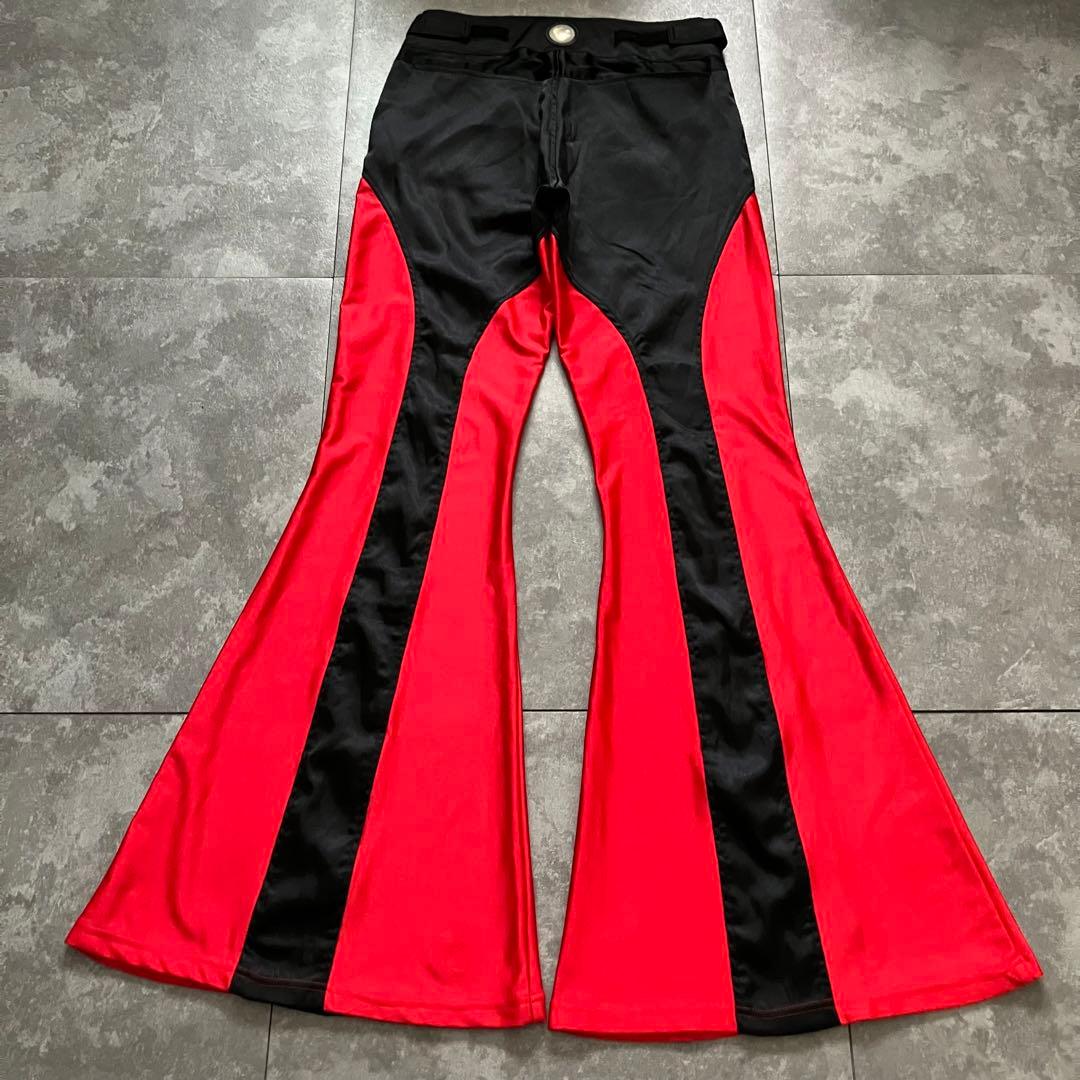 FOTUS cyber flared pants Y2K 90s 00s 光沢